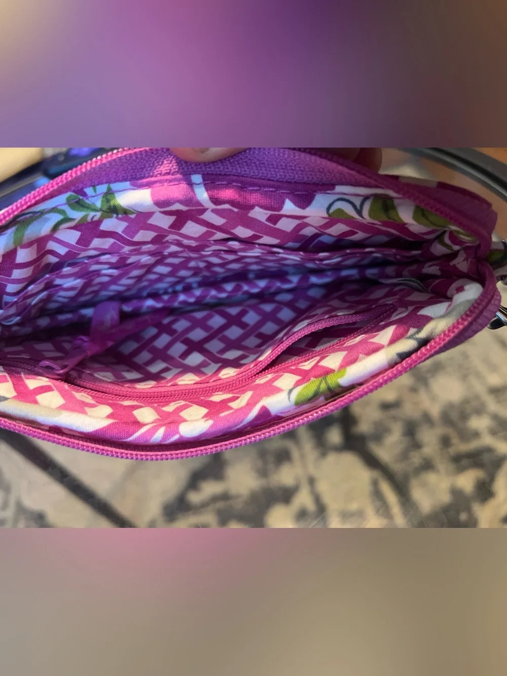 Vera Bradley Pink Floral Quilted wallet